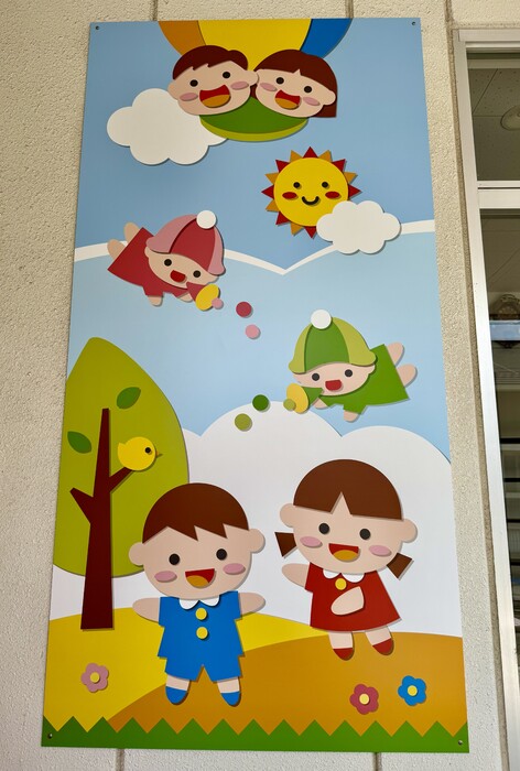 玄関レリーフ