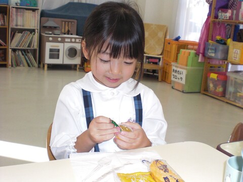 おやつ、美味しいね♪