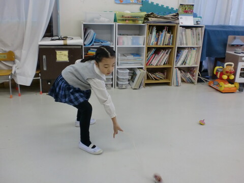 こま得意なんだよ。