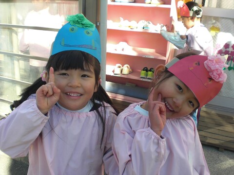 「鬼さんと仲良くなったよ！」