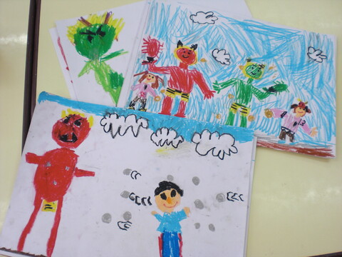 みんな上手に描けました♪