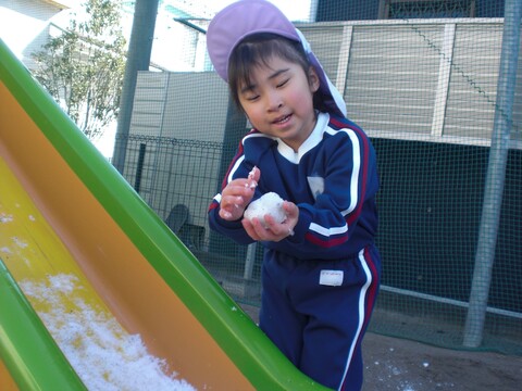 雪だるま作ろう！